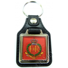 RMP Royal Military Police Leather Medallion Keyring