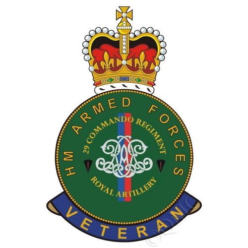 HM Armed Forces Royal Tank Regiment Veteran lapel pin badge . 